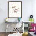 thumbnail image 3 of Stupell Industries Cottage Nursery Ballerina Swan Striped Brown Floating Frame Canvas Art, 25 x 31, by LSR Design Studio, 3 of 8