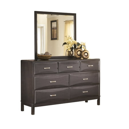 Ashley Furniture Kira Dresser Mirror Black Walmart Com