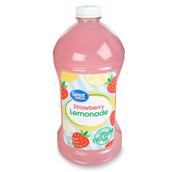 Great Value Strawberry Lemonade, 96 fl oz