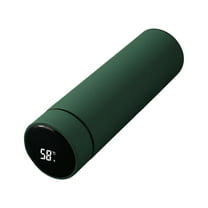 Smart Water Bottles Stainless Steel Insulated Coffee Mugs Double Wall Travel Water Bottles with LED Temperature Display Leakproof and Portable Cups 25 oz-Green