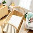 thumbnail image 3 of Parent's Choice Cotton Fitted Crib Sheets for Baby Boys and Girls, Neutral, 2-Pack, 3 of 5