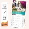 thumbnail image 4 of Wall Calendar 2025-2026 Planner Calendar - Waterfall Hangable Monthly Wall Calendar with Large Blocks for Organizing & Planning, Academic Schedule, Home, Office & family, Thick & Sturdy Paper, 4 of 6