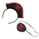 thumbnail image 3 of 1 juego de disfraces de pirata para Halloween, conjunto de disfraces de cosplay, accesorios rojos, 3 of 6