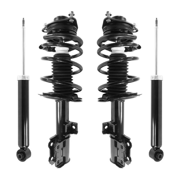 Unity Automotive Front & Rear Complete Strut Assembly Shock Kit Fits 2010-2012 Hyundai Genesis Coupe, 4-11163-259950-001