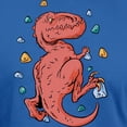 thumbnail image 3 of CafePress - Trex Indoor Rock Climbing T Shirt - Men's Fitted T-Shirt, 3 of 4