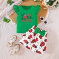 thumbnail image 2 of Girls Fashion Outfits Tops and Shorts Summer Outfits Easter Mama Party Days Trendy Clothes, 2 of 4