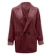 thumbnail image 4 of Chaqueta de manga larga para mujer, informal, sólida, con parte delantera abierta Fridja po3468, 4 of 7