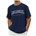 thumbnail image 5 of Men Tshirt Basic Shirts for Men Short Sleeve Crew Neck Men's Clothing, 5 of 5
