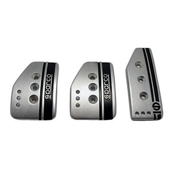 SPARCO 037879IT01 PEDAL SET SETTANTA SILVER