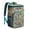 Blue-green-19, variant on Plaid Stripes Symmetrical Cooler Backpack - 20L Insulated Leakproof Bag, Rustic Style Nordic