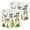 Color 3, variant on Boho Linen Drum Lampshades Cute children seamless construction machinery Cartoon hand 13"x13"x10" Light Shade for Table Lamps Floor Lamp Shades Lampshade Replacement Assembly Required