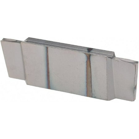 

Iscar DGR J IC328 Grade 0.0394 Cutting Width Carbide Cutoff Insert 8° Right Hand Lead Angle 0.0028 Cnr Rad TiCN Coated Double End