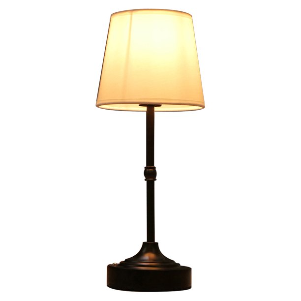 Lámpara Mesa Regulable Recargable Likrtyny para Dormir Tela Del