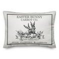 thumbnail image 2 of Creative Products Easter Bunny Carrot Farm Pillow 14 x 20 Spun Poly Pillow, 2 of 3