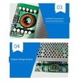 thumbnail image 5 of Fuente de Alimentación con Convertidor Buck Ajustable de 1500 W y 50 A, CC-CC de 25-90 V A 12 V, 48 V y 60 V, Regulador de Voltaje de Alta Potencia, 5 of 5