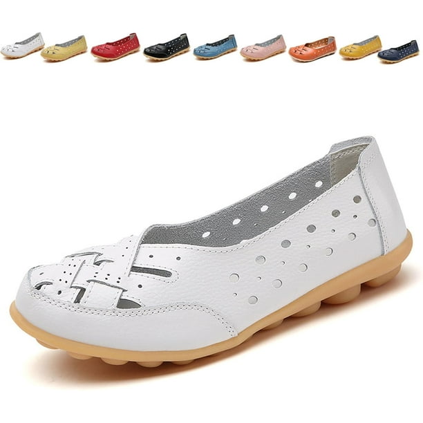 Mocasines ortopédicos Illuminate, mocasines ortopédicos de piel transpirable, zapatos ortopédicos Illuminate