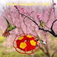 thumbnail image 4 of Precio reducido por tiempo limitado!Alimentador de pájaros y colibrí con ondas de agua, alimentador de agua colgante de colibrí de cuatro flores, tubo de flor, alimentador de pájaros, 4 of 6