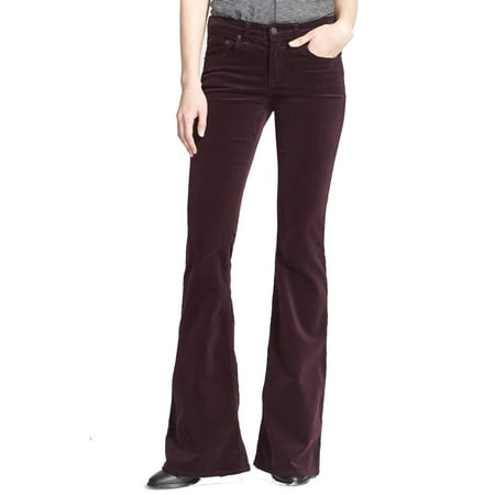 Rag & Bone NEW Purple Womens Size 25x27 Stretch Corduroy Flare Pants ...