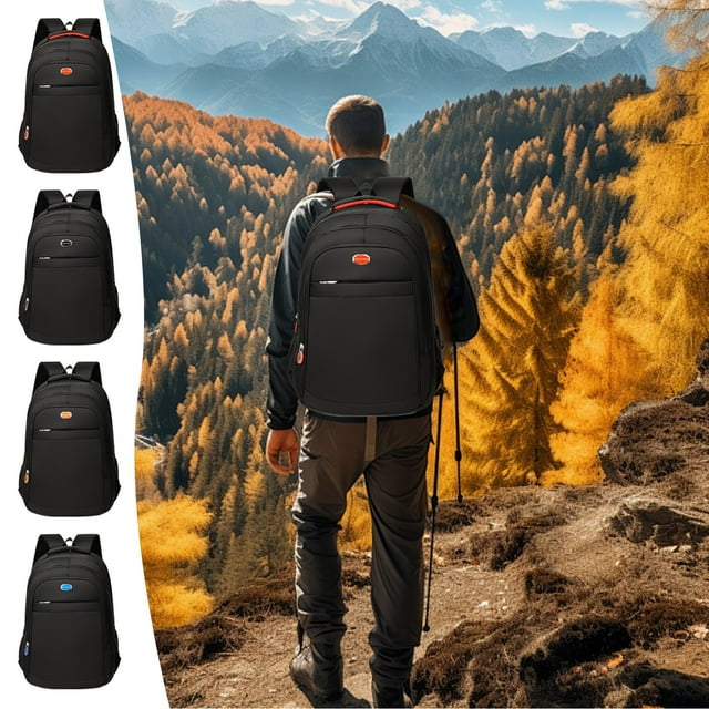 Sac à Dos pour Ordinateur Portable Grande Capacité pour Voyage et Collège - Sac Résistant à l'Eau à Compartiments Multiples pour Hommes et Femmes