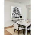 thumbnail image 5 of Space Monkey Painting Print on White Wood, 5 of 5