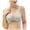 Grey, variant on Twist Front Smooth Seamless Women Push Up Bra, Adjustable Multi-Hook Back Closure Everyday Support Bra Khaki 36BC