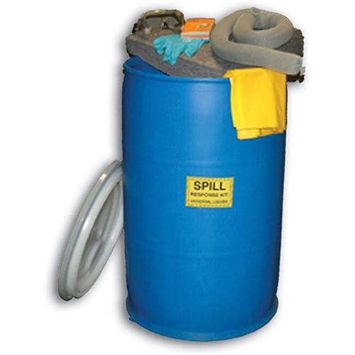 Chemtex SPK55BU 55 Gallon Universal Drum Spill Kit, Blue