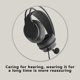 thumbnail image 5 of XWSHYW Auricular Auriculares y Cables Usb Montados y Cabezales Conductos y Micrófono para Llamadas Cómodos de Usar para Exámenes, Aprendizaje y Juegos, 5 of 6