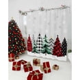 thumbnail image 5 of Grey Christmas Tree Shower Curtain, Xmas Trees Winter Snowflake Gray Waterproof Fabric Shower Curtains with 12 Hooks, Bathroom Curtain Set for Bathroom Accessories Decor, 60 x 72 Inches, 5 of 9