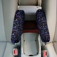 thumbnail image 4 of Yuyamidu Butterfly Car Seat Armrest Covers Music Note Car Front Seat Armrest Cover Soft Car Armrest Protective Accessories 2 Pcs Car Armrest Cover Replacement for Auto SUV Truck, 4 of 7