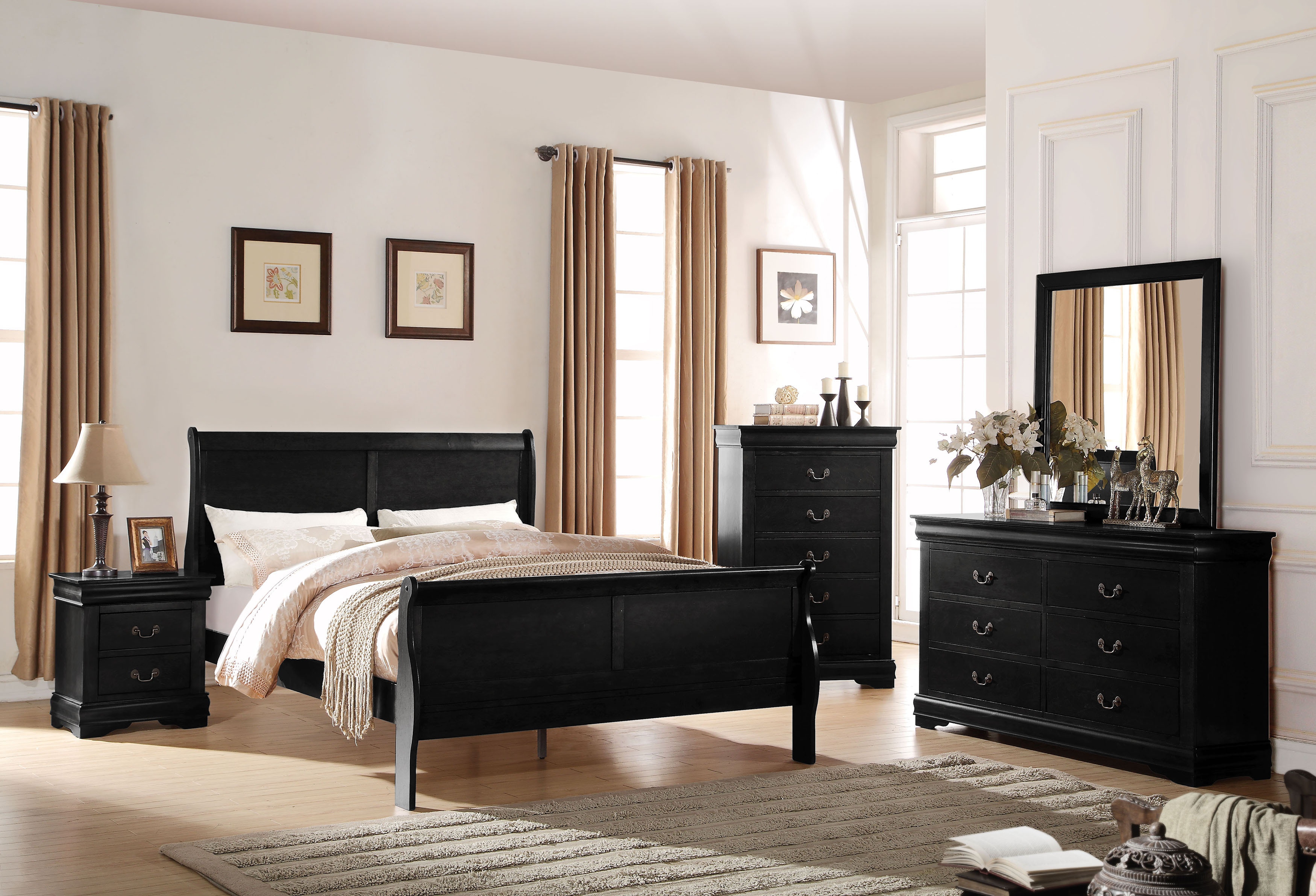 Twin Bed, Black - image 2 of 2