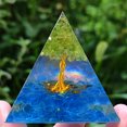 thumbnail image 3 of July Memor Orgonite Pyramid Amethyst Peridot Crystal Energy Purify Mind Crafts (C), 3 of 6
