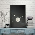 thumbnail image 3 of IDEA4WALL Framed Canvas Wall Art for Living Room, Bedroom Moon with Bright Canvas Prints for Modern Home Decoration Ready to Hang, 3 of 4