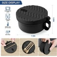 thumbnail image 2 of Ramen Cooker,Microwave Ramen Bowl,Ramen Noodle Bowl 48 oz, College Dorm Room Essentials for Girls for Boys, Apartment Essentials, BPA-Free. (black), 2 of 8