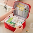thumbnail image 2 of Large Capacity Medicine Bag Travel Portable Medical Bag Home Medicine Storage Bag Set Portable Outdoor First Aid Kit 1pc, 2 of 9