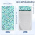 thumbnail image 7 of XYZCANDO Blue Leopard Print Seat Cover Towel Sports Towels Seats Protection for Gym Workout Running Swimming Beach and Hiking Non Slip Backing Sweatproof Cushion Protector, 7 of 7