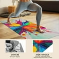 thumbnail image 4 of Colorful Radial Paint Burst Hot Yoga Mat Towel Non Slip for Hot Yoga - Quick-Drying Yoga Mat Cover with 4 Corner Pockets with Travel Bag - Hot Yoga Towel Non Slip 74"x26", 4 of 6