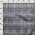 thumbnail image 3 of oneOone Polyester Spandex Blue Fabric Asian Kilim Craft Projects Decor Fabric Printed By The Yard 56 Inch Wide, 3 of 5