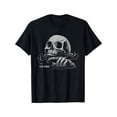 thumbnail image 1 of i'm Fine Shirt Goth Halloween Skull Broken Heart emo Single T-Shirt, 1 of 6