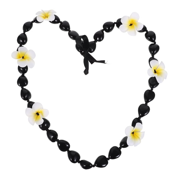 LOLIPPYY Class of 2026 Graduation Beaded Acrylic Ribbon Lei Necklace Party Accessory for Celebration and