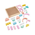 thumbnail image 3 of Set de Bloques de Juguete Fisher-Price Castillo de Madera, 3 of 4