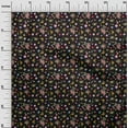 thumbnail image 2 of oneOone Polyester Lycra Black Fabric Florals Sewing Material Print Fabric By The Yard 56 Inch Wide, 2 of 4