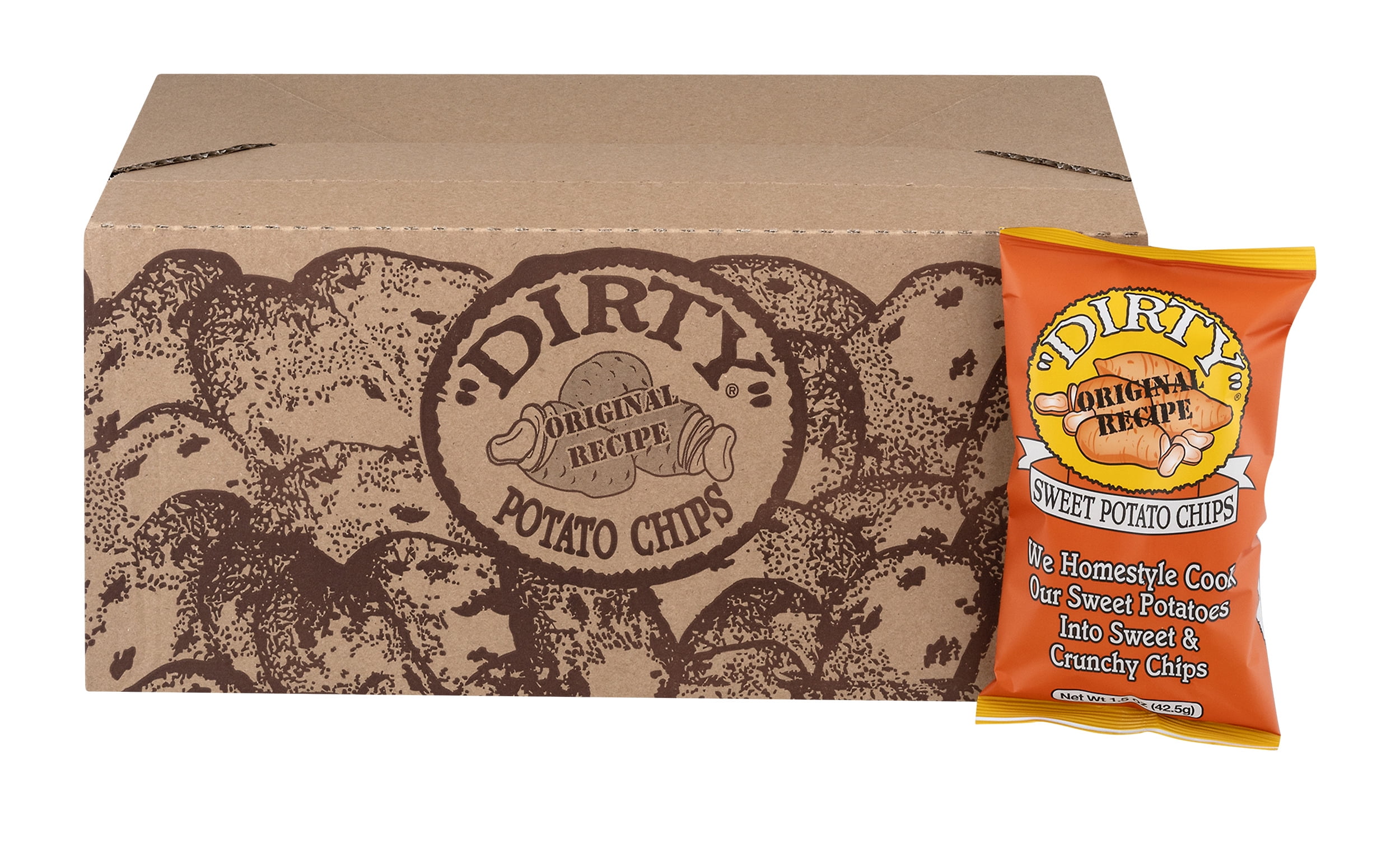 Dirty Kettle Potato Chips Chips, Sweet Potato, 25 Ct