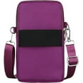 thumbnail image 5 of CAREFORM 3-Layers Crossbody Bag Cellphone Pouch Armband Wallet Nylon Smartphone Purse with Earphone Hole, 5 of 7