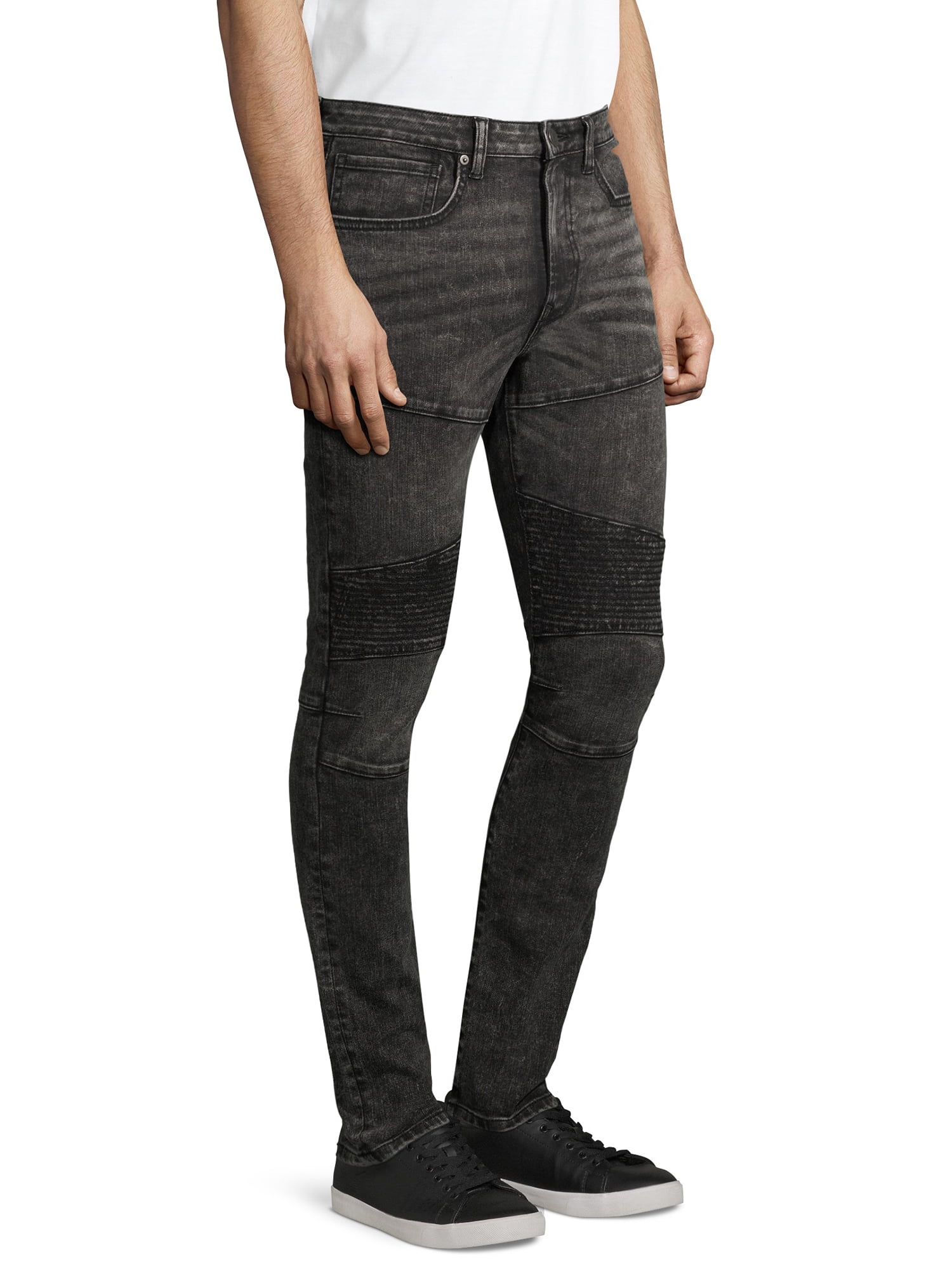 No Boundaries Men's Moto Jeans 