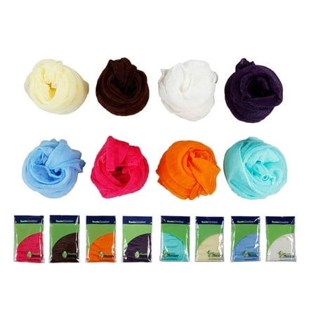 Bundle Monster 8pc Womens Fancy Shawl Scarf Fashion Solid Scarves...