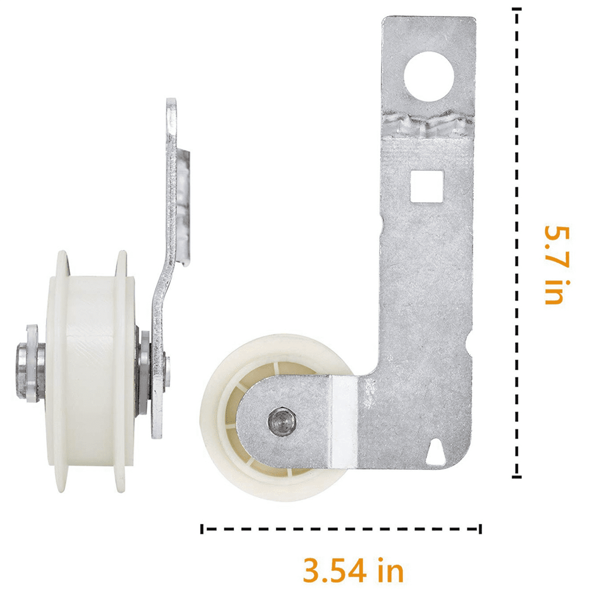 5X for W10837240 Dryer Idler Pulley with Bracket,Replace Part for  Dryer