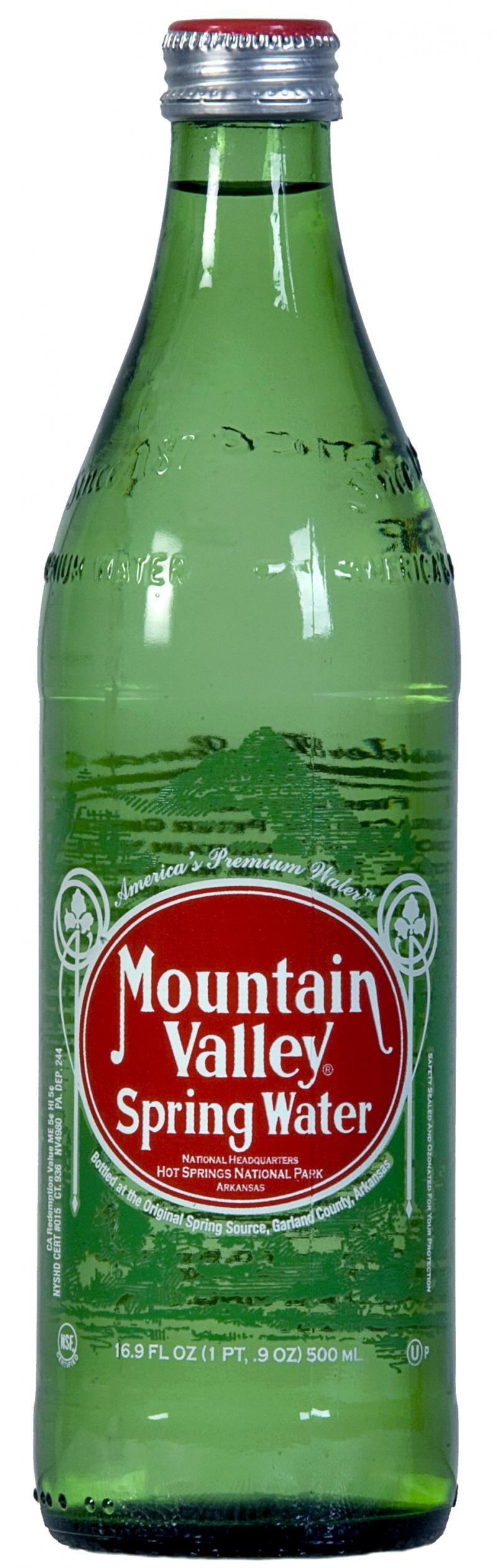 Mountain Valley Spring Water Half Liter 6 Count Walmart Com Walmart Com