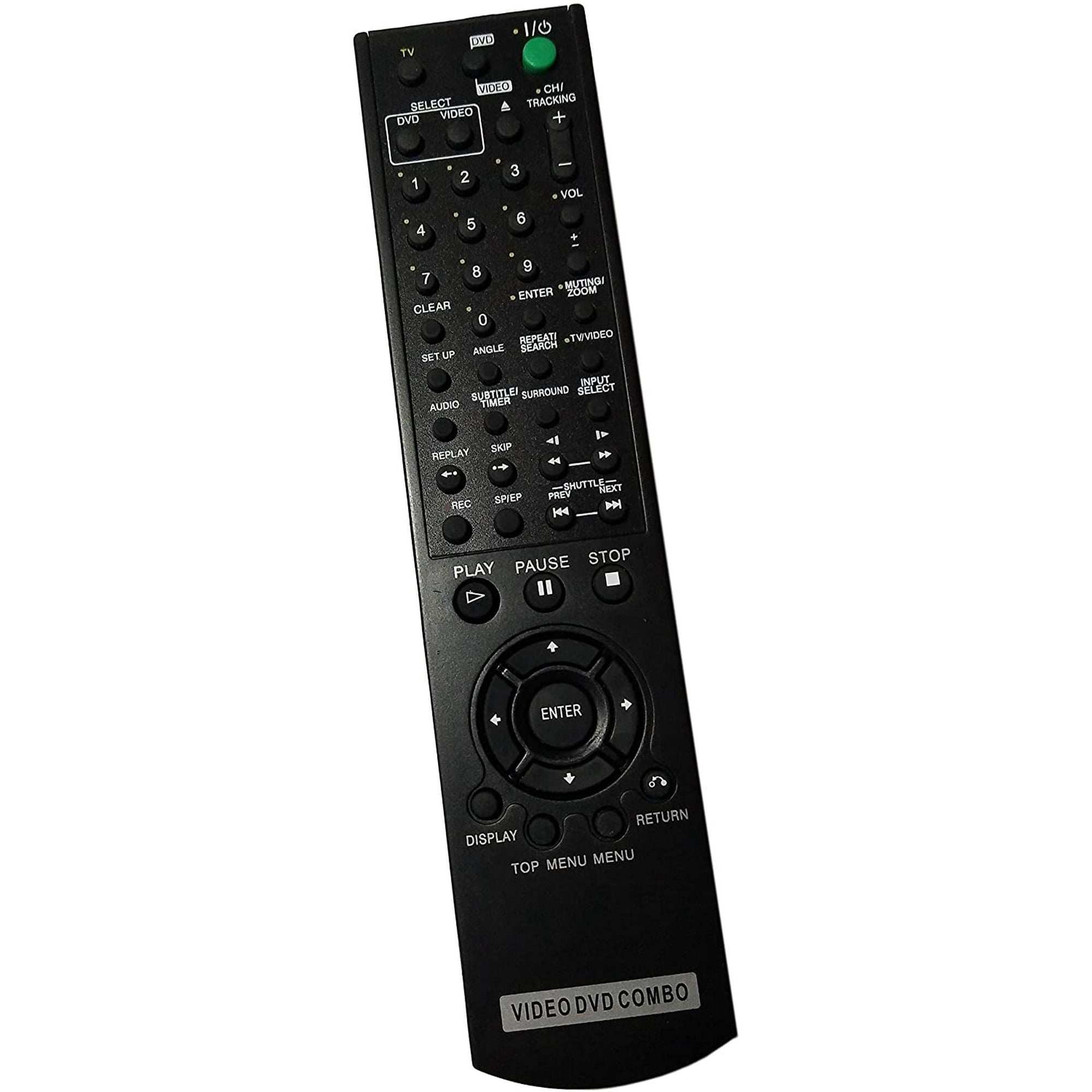 Replaced Remote Control Compatible for Sony SLV-D281 SLVD300P SLV-D201P  SLVD370P HTV3000DP YSP4000BL SLVD350P TV DVD VCR Combo Player | Walmart  Canada