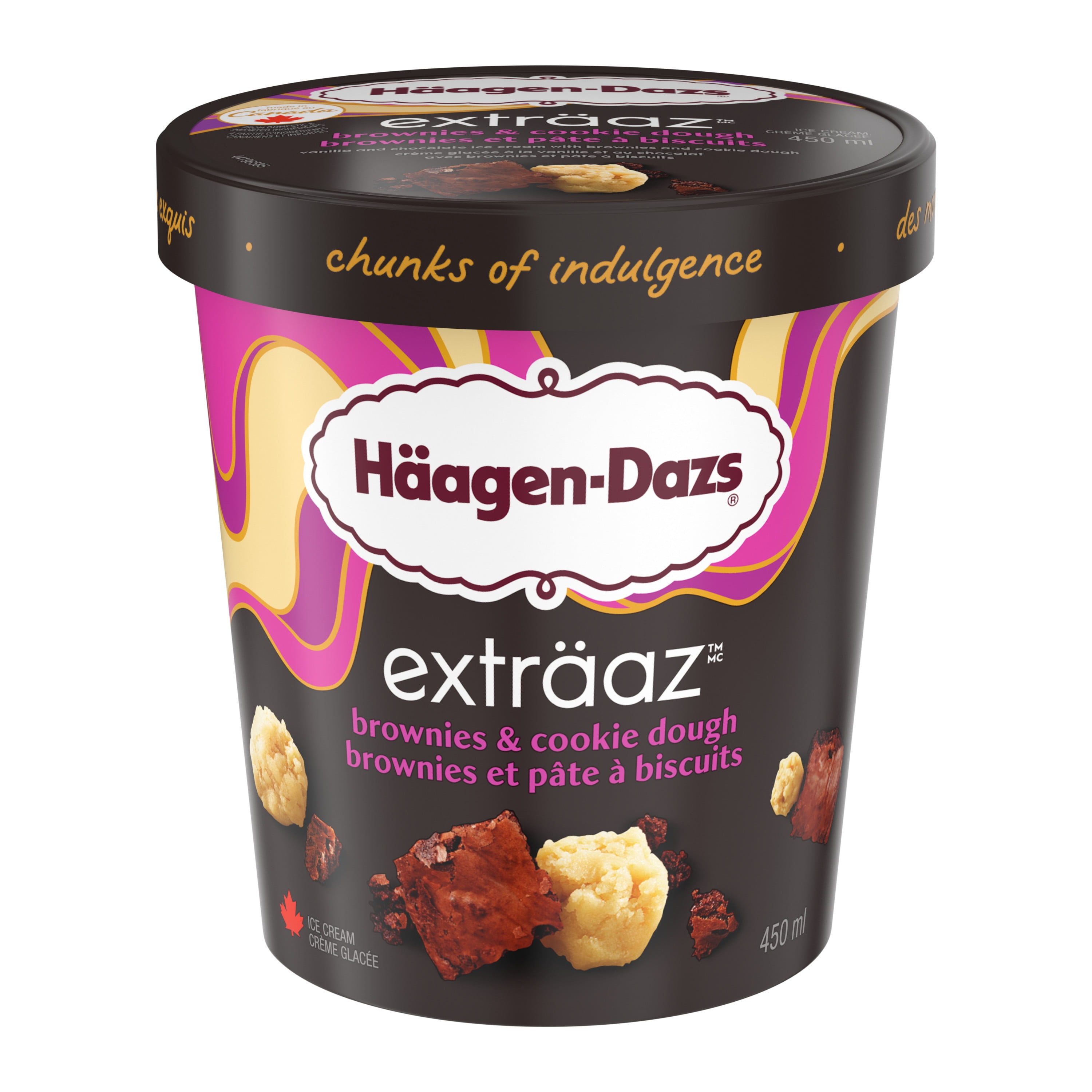 HÄAGEN-DAZS EXTRÄAZ Brownie Cookie Dough Ice Cream 450ml