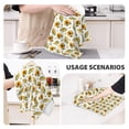 thumbnail image 3 of Sikiie Corn Sunflowers Waffle Weave Kitchen Dish Cloth,Super Absorbent Kitchen Dish Towels 16*26 Inches for Dish Rags Washing Dishes, Drying Dishes, 3 of 7